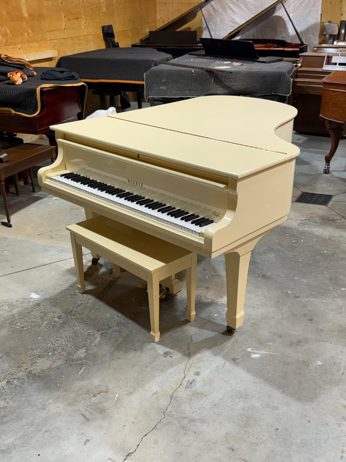 Young Chang G-185 Grand Piano – Ivory, Delivery Included