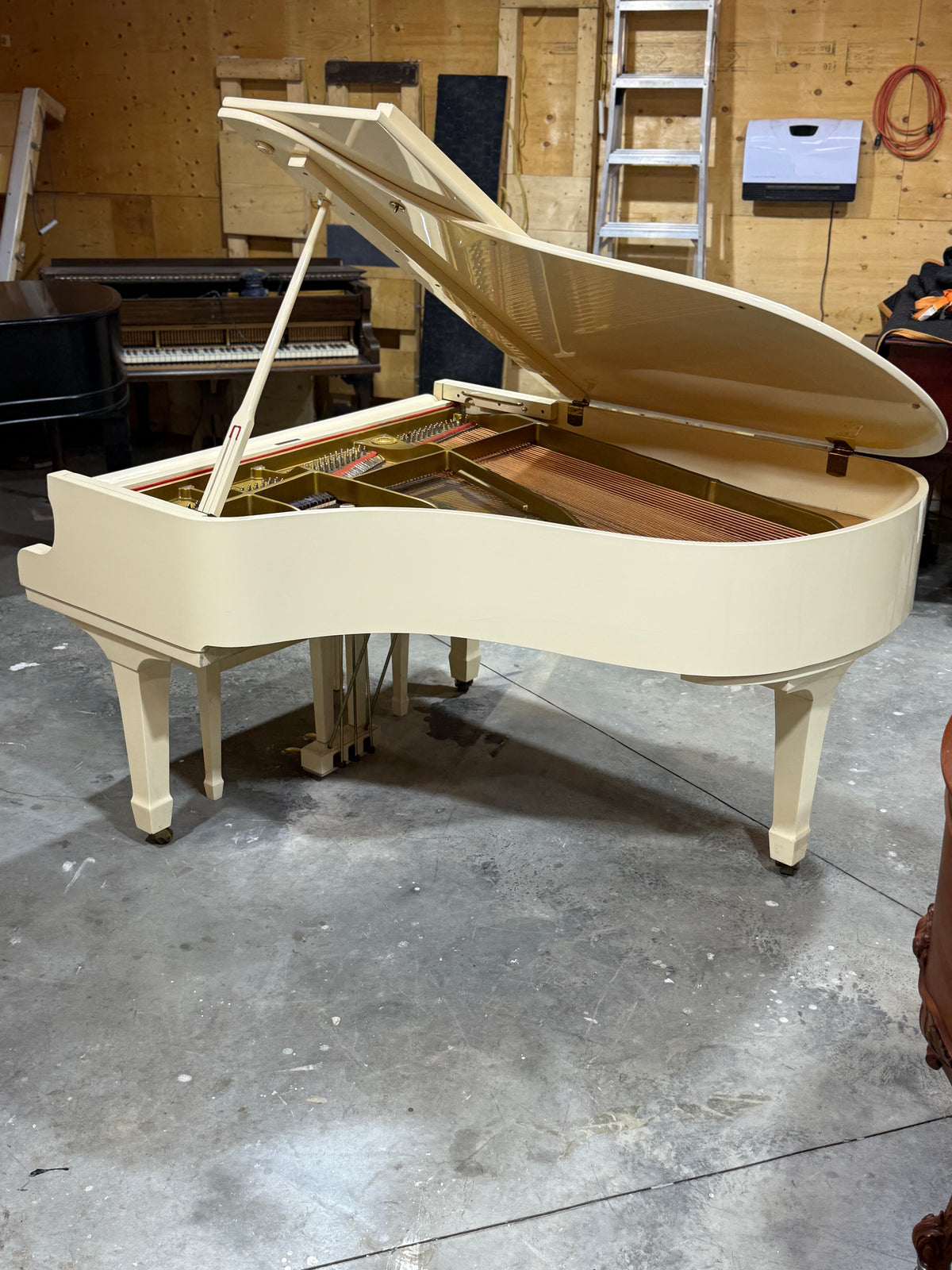 Young Chang G-185 Grand Piano – Ivory, Delivery Included