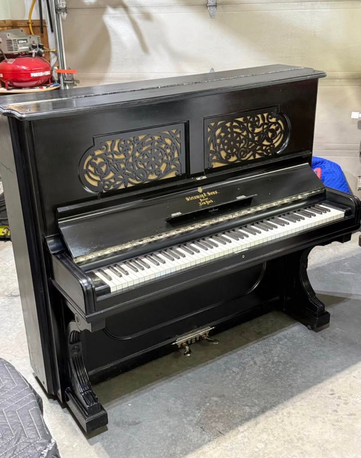Steinway & Sons Upright Piano (c. 1887) – Delivery Included
