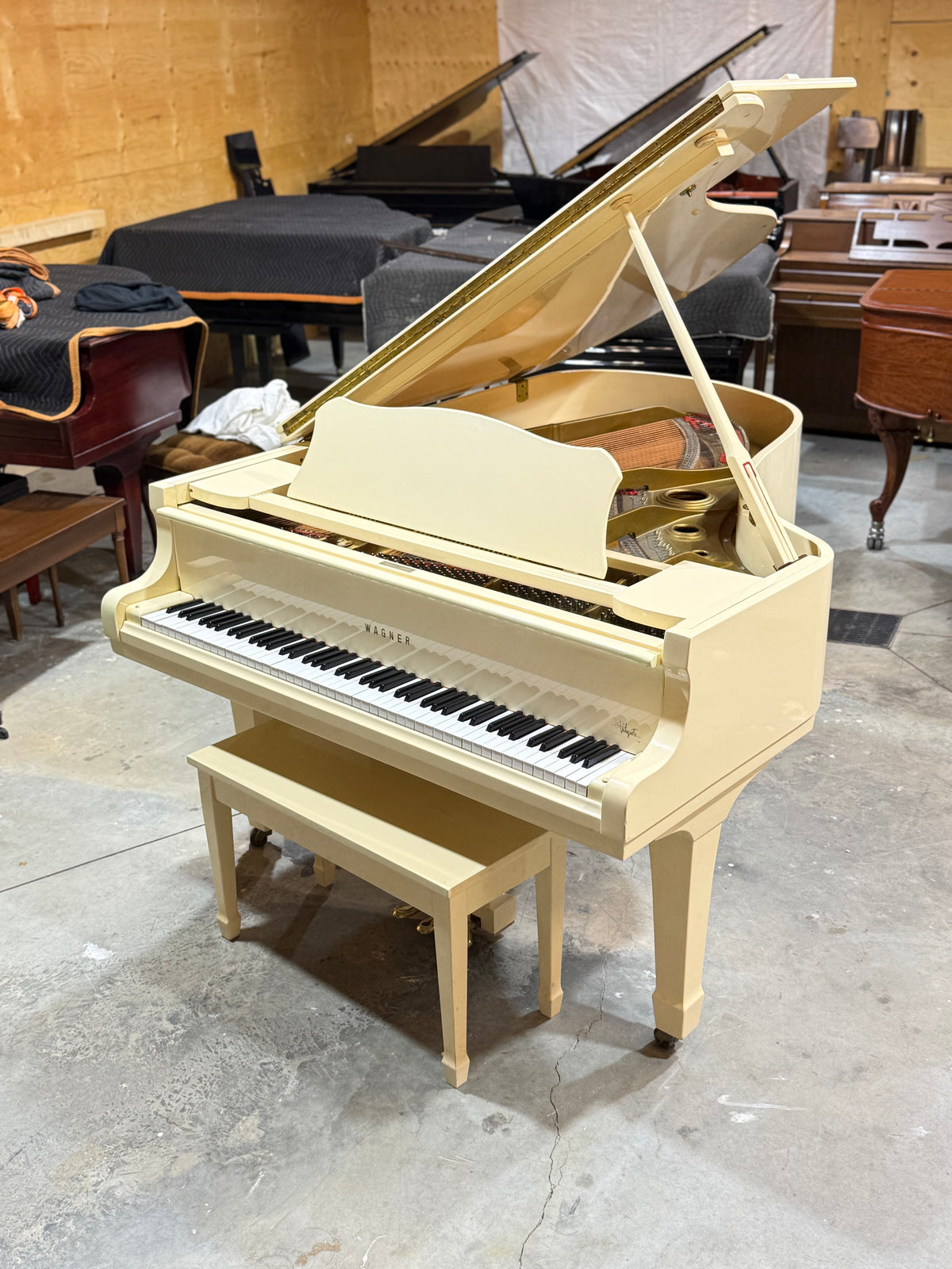 Young Chang G-185 Grand Piano – Ivory, Delivery Included