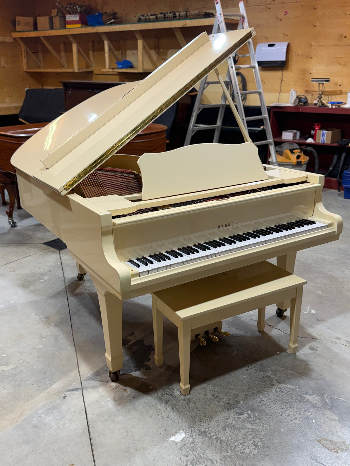 Young Chang G-185 Grand Piano – Ivory, Delivery Included