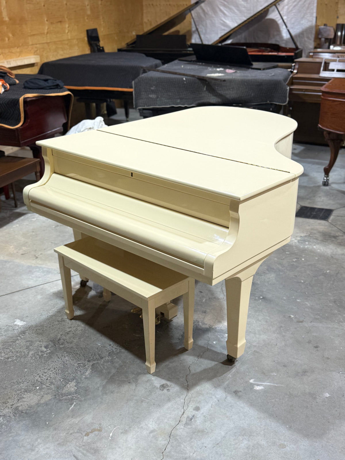 Young Chang G-185 Grand Piano – Ivory, Delivery Included