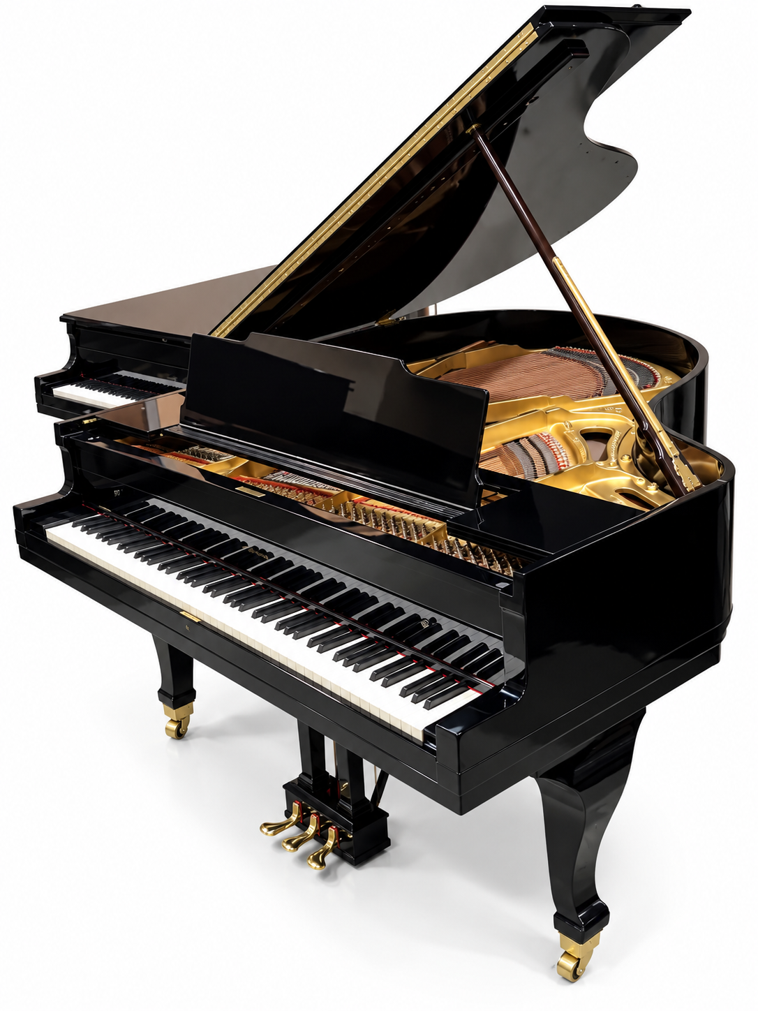 Cunningham Grand Piano – Polished Ebony, Delivery Included