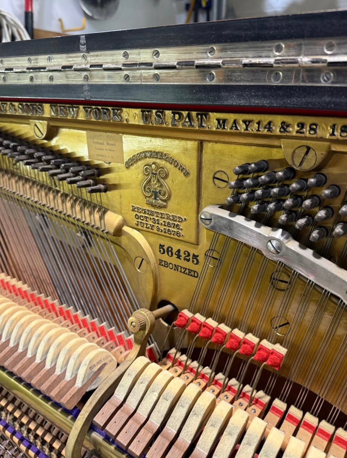 Steinway & Sons Upright Piano (c. 1887) – Delivery Included