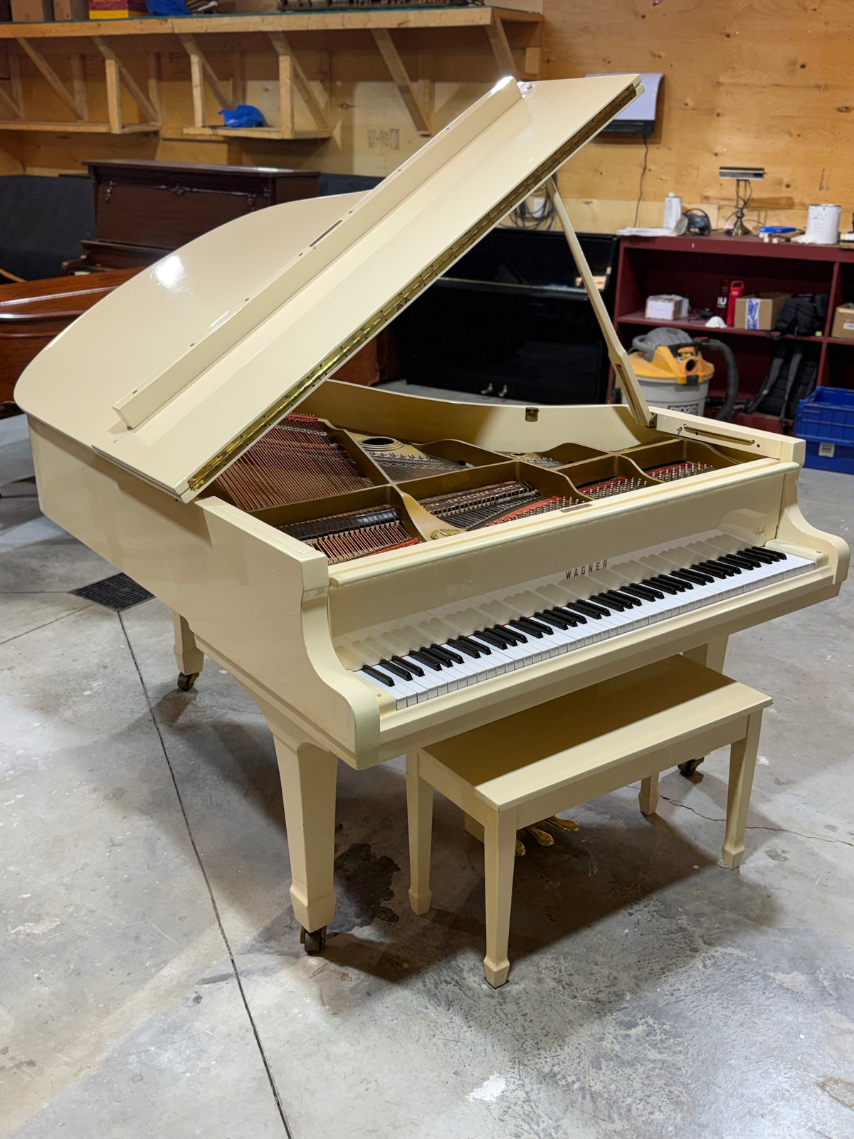 Young Chang G-185 Grand Piano – Ivory, Delivery Included