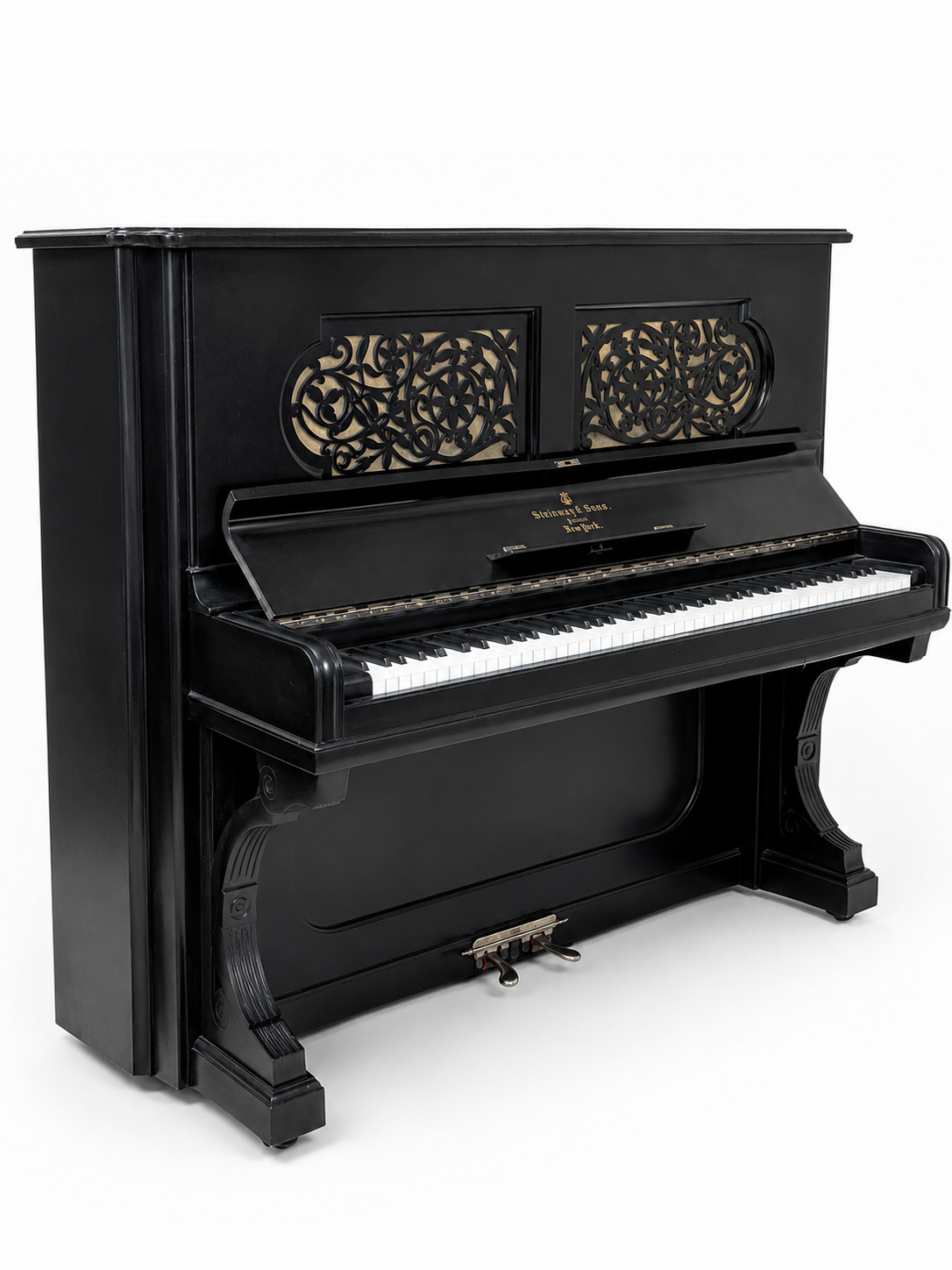 Steinway & Sons Upright Piano (c. 1887) – Delivery Included
