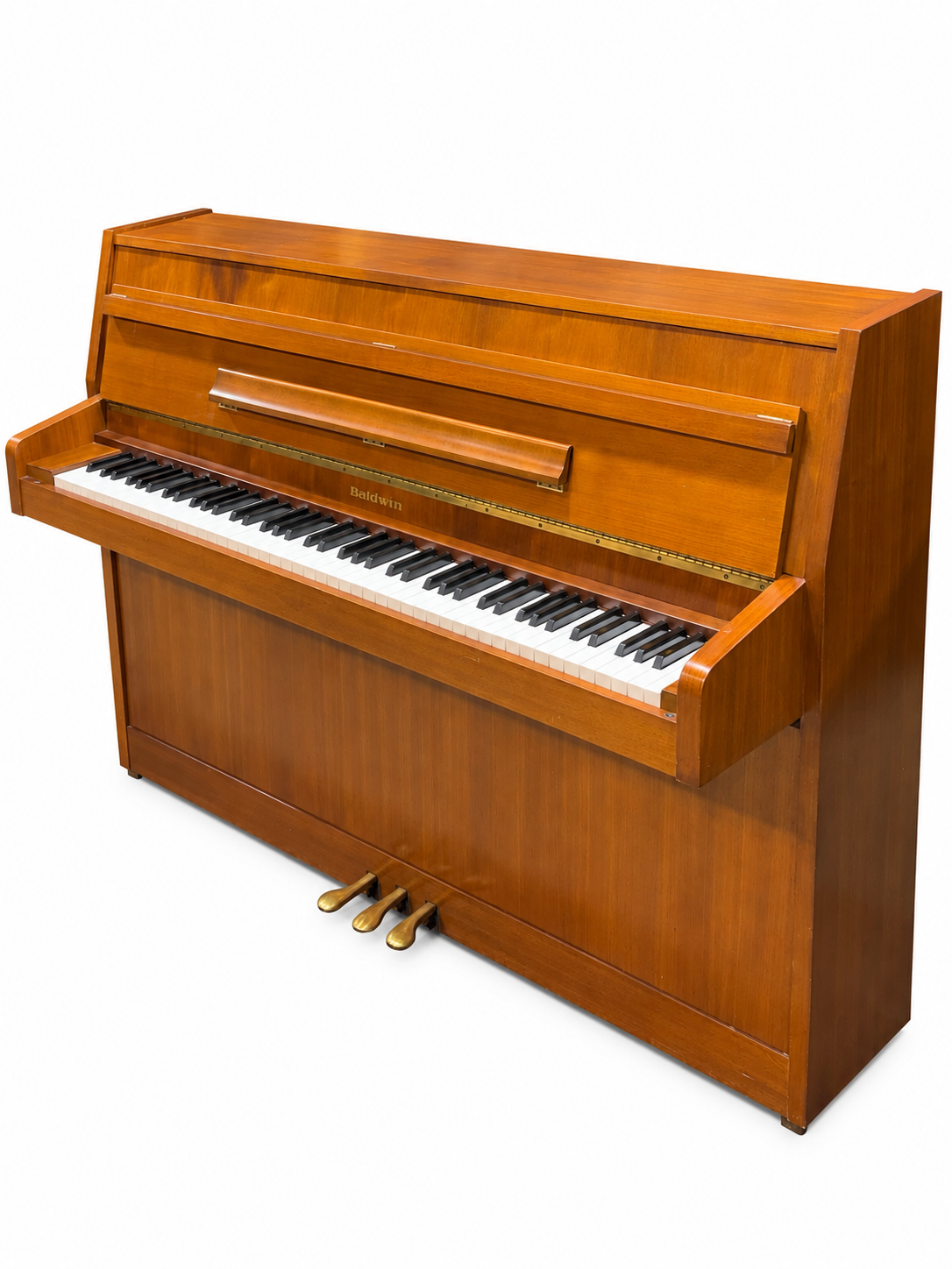 Baldwin upright piano in walnut finish