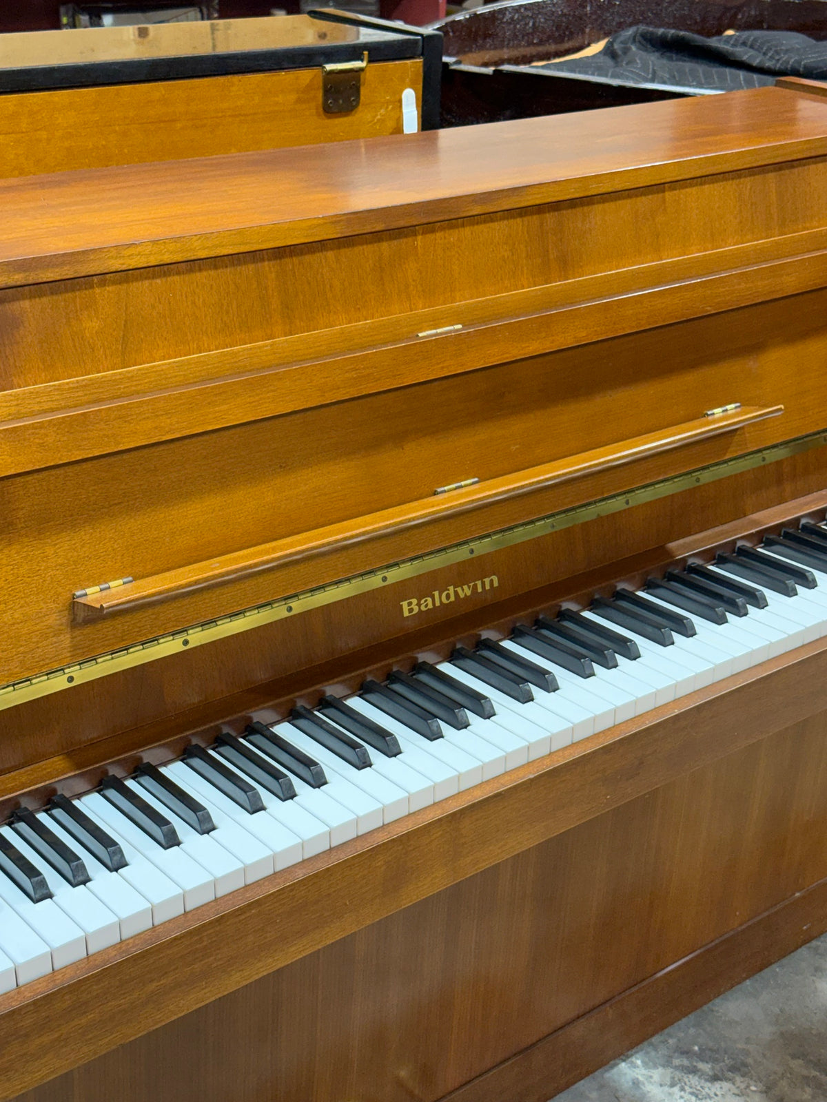 Baldwin nameboard and keyboard