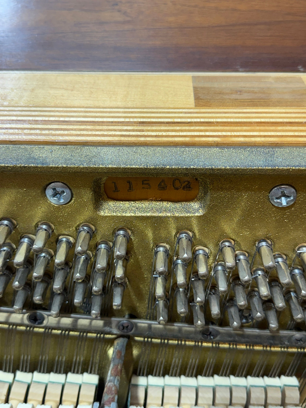 Currier piano serial number 115402